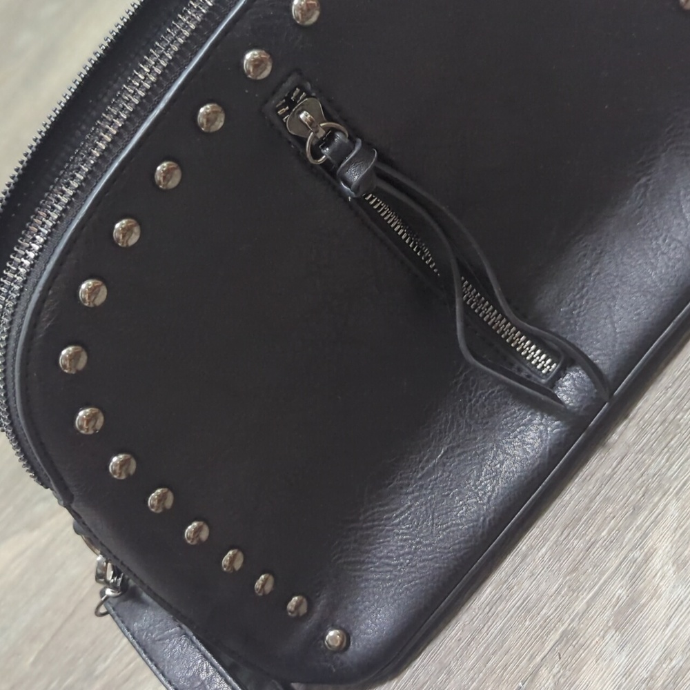 Like New Black Studded Purse Crossbody - Picture 2 of 8